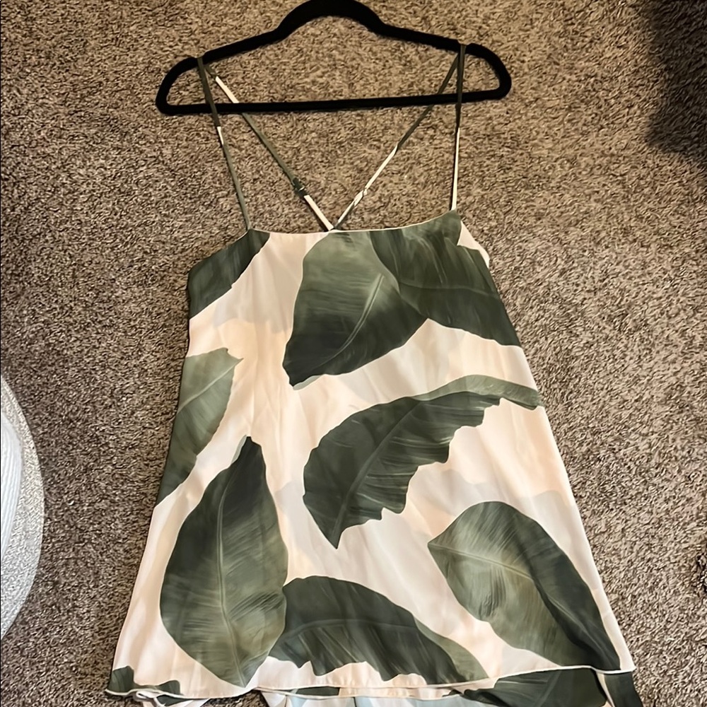 Show Me Your MuMu Tropical Print Mini Dress
